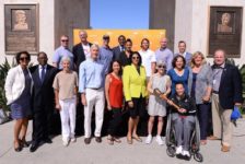 LA84 Foundation Plaque Dedication to Joan Benoit-Samuelson and Anita DeFrantz