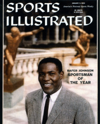 Rafer Johnson on the cover of Sports Illustrated