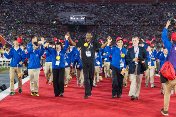 Rafer at the 2015 Special World Games in Los Angeles